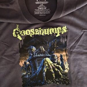 Goosebumps Graphic Men's Tee - Dark Gray